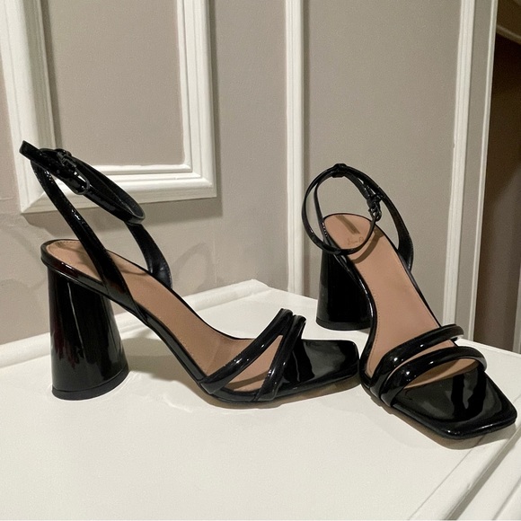 Sam Edelman Kia Block Heel Sandals Size 7 1/2 - Picture 2 of 4